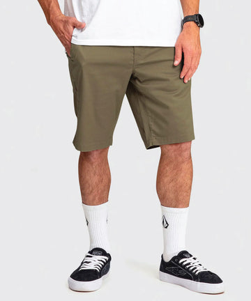Volcom Frickin Modern Stretch Shorts - Khaki